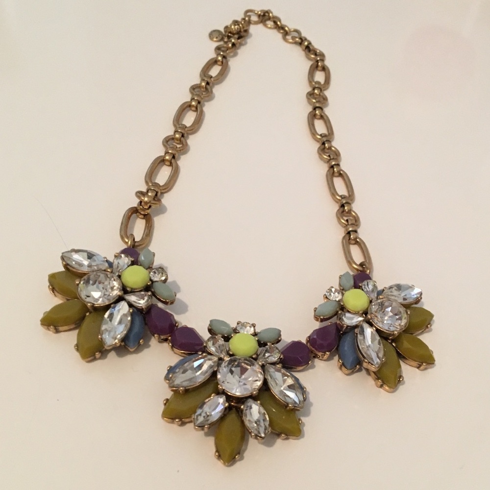 FINAL SALE J. Crew multicolor statement necklace